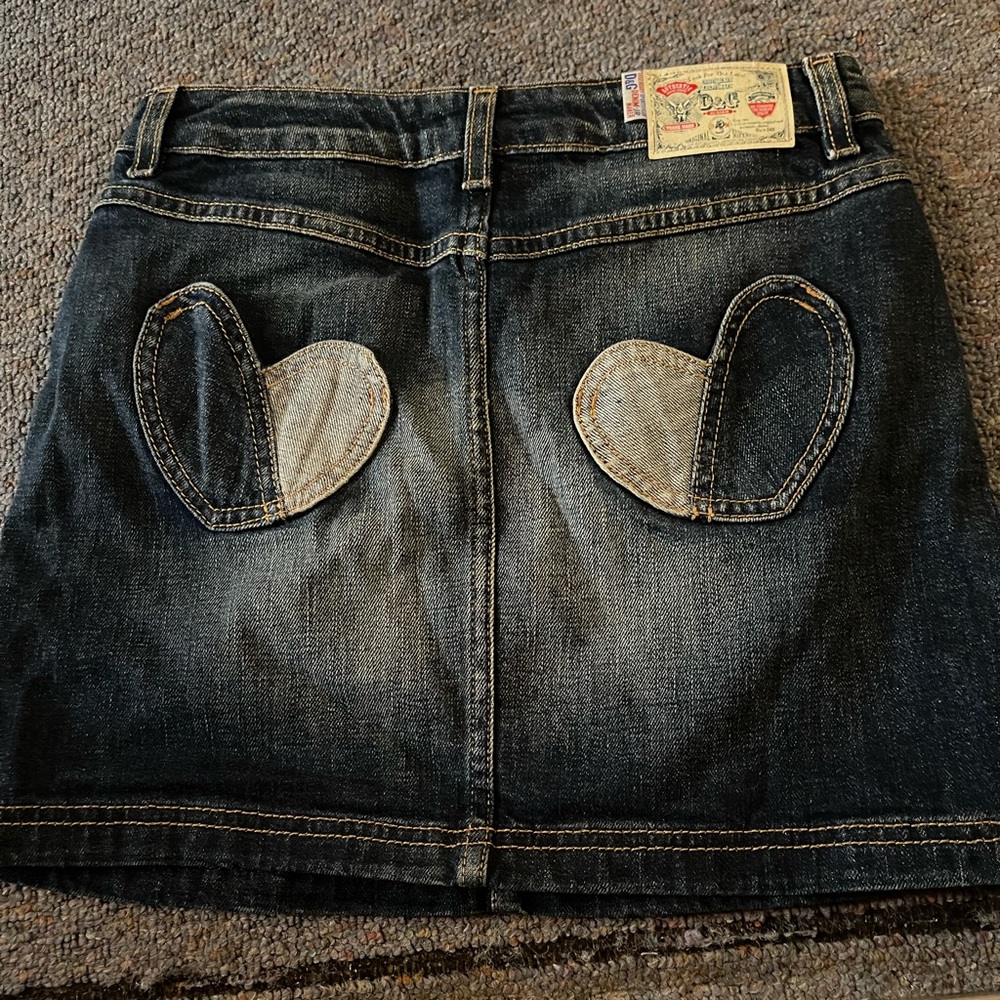 Dolce and Gabbana Junior Mini Denim Skirt